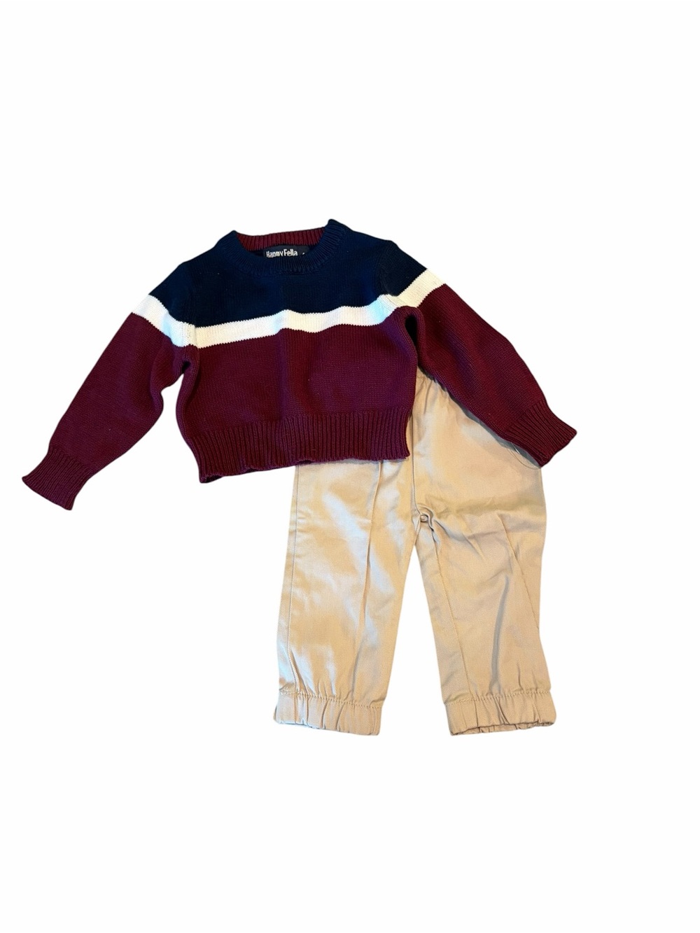 Happy Fella Sweater & Pants Outfit Set 6-9 Months